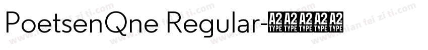 PoetsenQne Regular字体转换